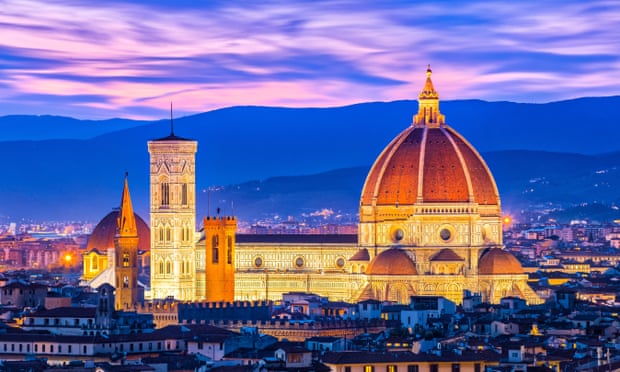 The Duomo of Florence evening light