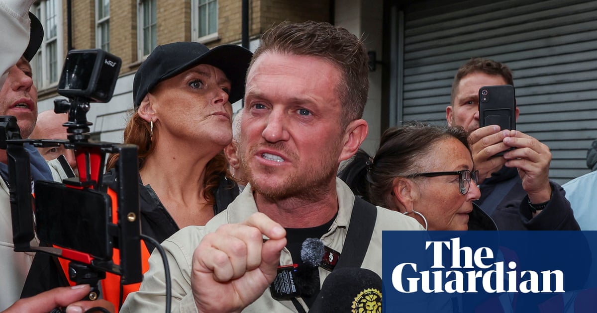 Tommy Robinson arrested over alleged assault at London station