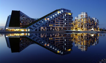 The 8 House building. Copenhagen, Denmark