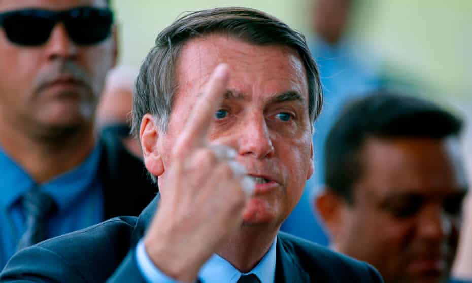 When asked about the Oscar nomination for The Edge of Democracy, Bolsonaro denounced the film as ‘fiction’ and ‘leftist propaganda’.