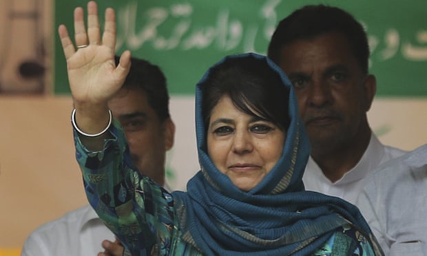 Mehbooba Mufti is the leader of the People’s Democratic party in Kashmir.