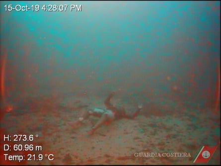 Body on the seabed from 2019 shipwreck off Italian coast