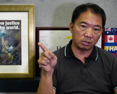Pro-democracy lawmaker Wu Chi-wai gives an interview at his Legislative Council office in Hong Kong, 19 November 2020.