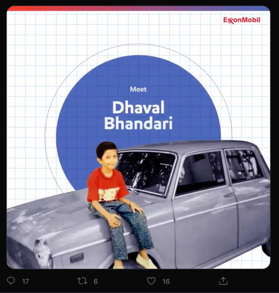 Twitter ads, like this video by ExxonMobil, reflect popular messaging around social justice, implying that the company is aligned with diverse communities. Researchers call this practice ‘wokewashing’.