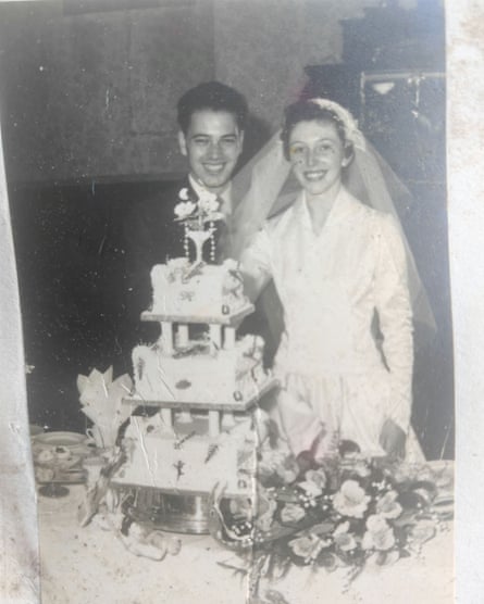 Wedding photo of Maxwell Dawson and Barbara Parr
