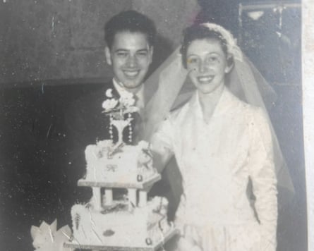 A photo from the wedding album.