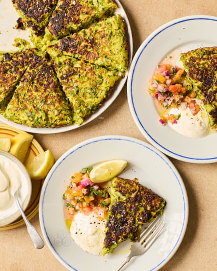 Sami Tamimi’s Courgette and leek ijeh.