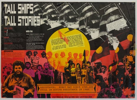 Produced in 1987, this poster was a collaboration between Amanda Holt, Juno Gems, Elaine Pelot-Kitchener and Tracy Moffatt.