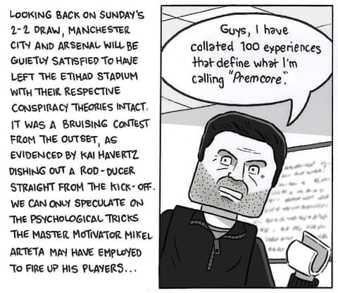 David Squires on Manchester City 2-2 Arsenal, panel 1