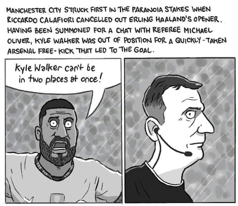 David Squires on Manchester City 2-2 Arsenal, panel 3