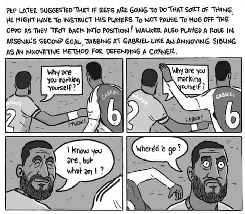 David Squires on Manchester City 2-2 Arsenal, panel 5