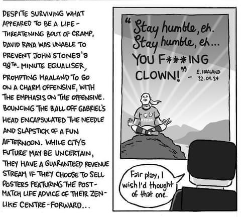 David Squires on Manchester City 2-2 Arsenal, panel 8