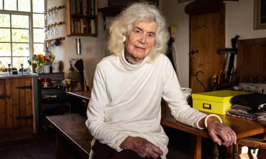 Jan Morris at home in Wales
