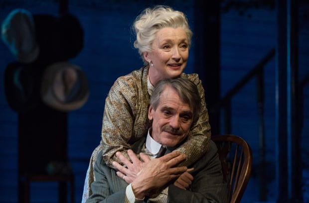 Lesley Manville and Jeremy Irons in Long Day’s Journey Into Night at Bristol Old Vic.