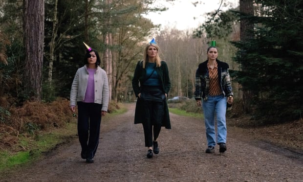 Sarah Greene, Sharon Horgan and Eve Hewson in Bad Sisters