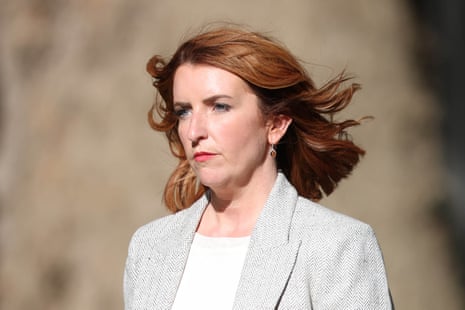 Louise Haigh arrives in Downing Street on July 20, 2026 in London, England.