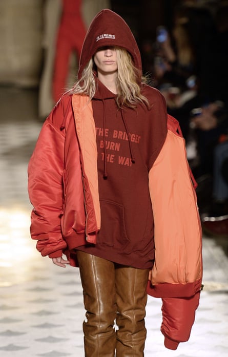 Vetements fashion show setting