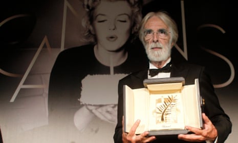 Third time lucky? Michael Haneke with the Palme d’Or