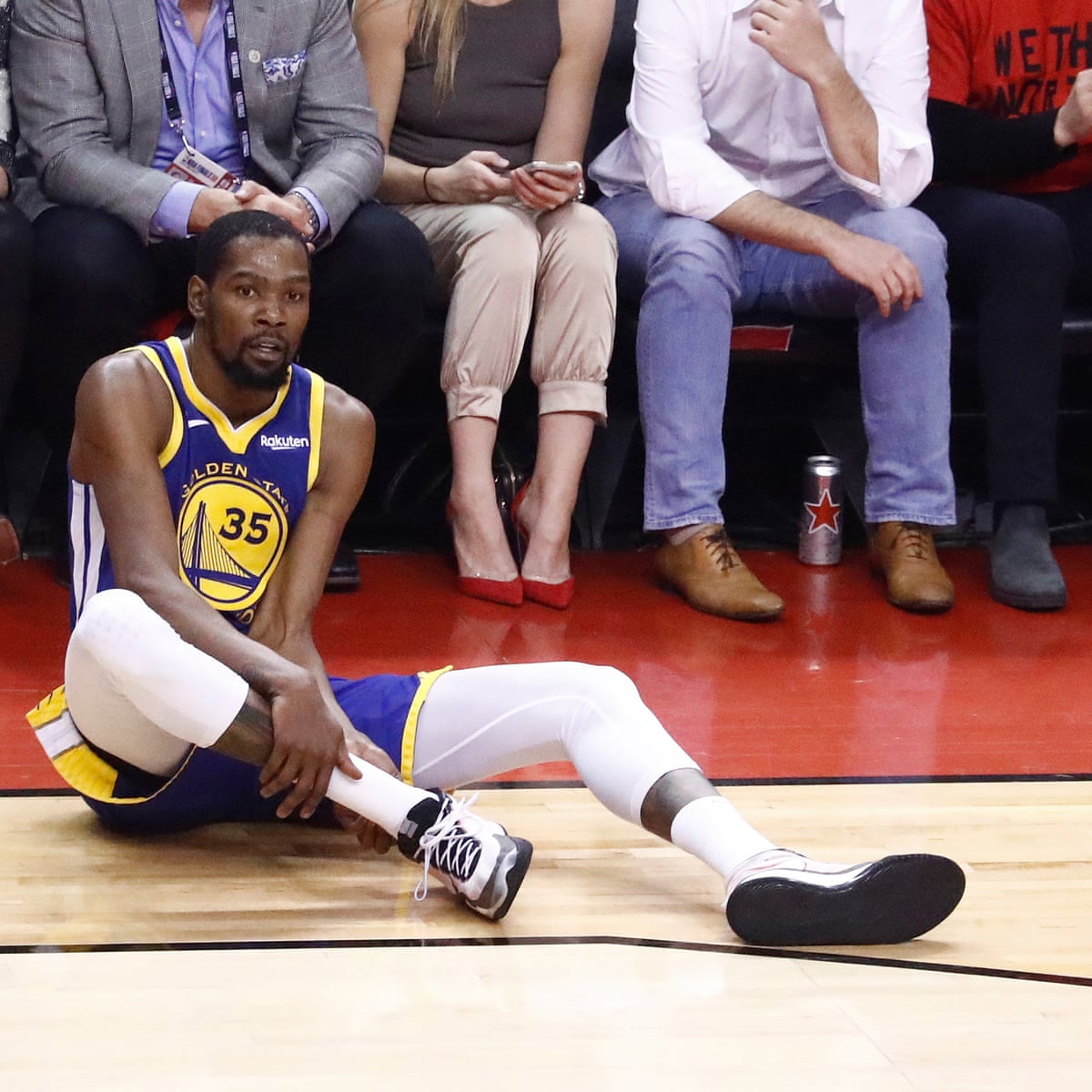 Kevin Durant'ın aşil tendonunun koptuğu an