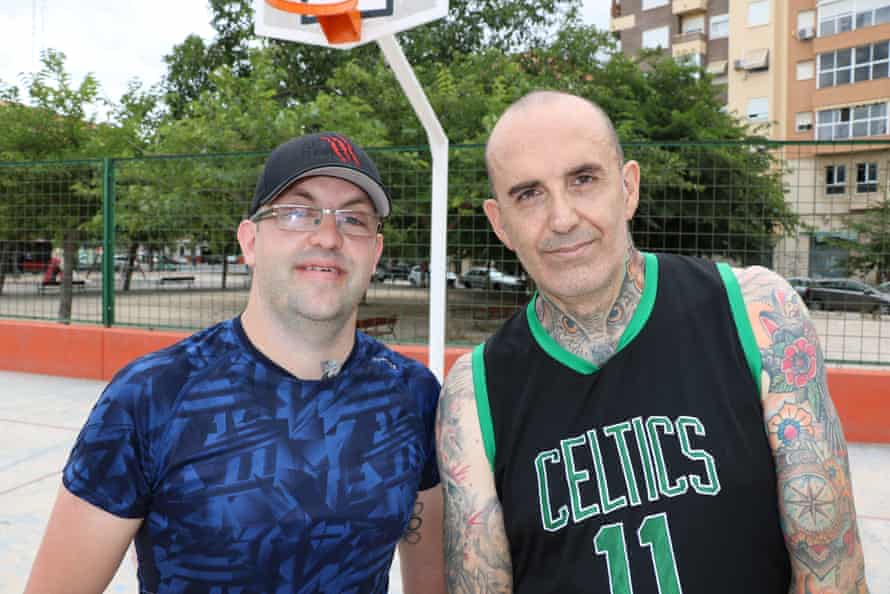 Dan Pepper, left, with Ray Torres.