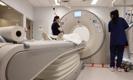 A Canon MRI machine. Canon Medical Research Europe, which develops medical imaging software, is trialing the four-day week.