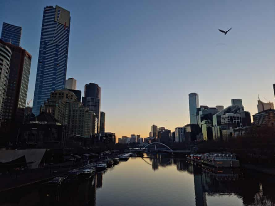 Images of Melbourne’s Yarra River waterfront for the Rising audio work, The Rivers Sing.