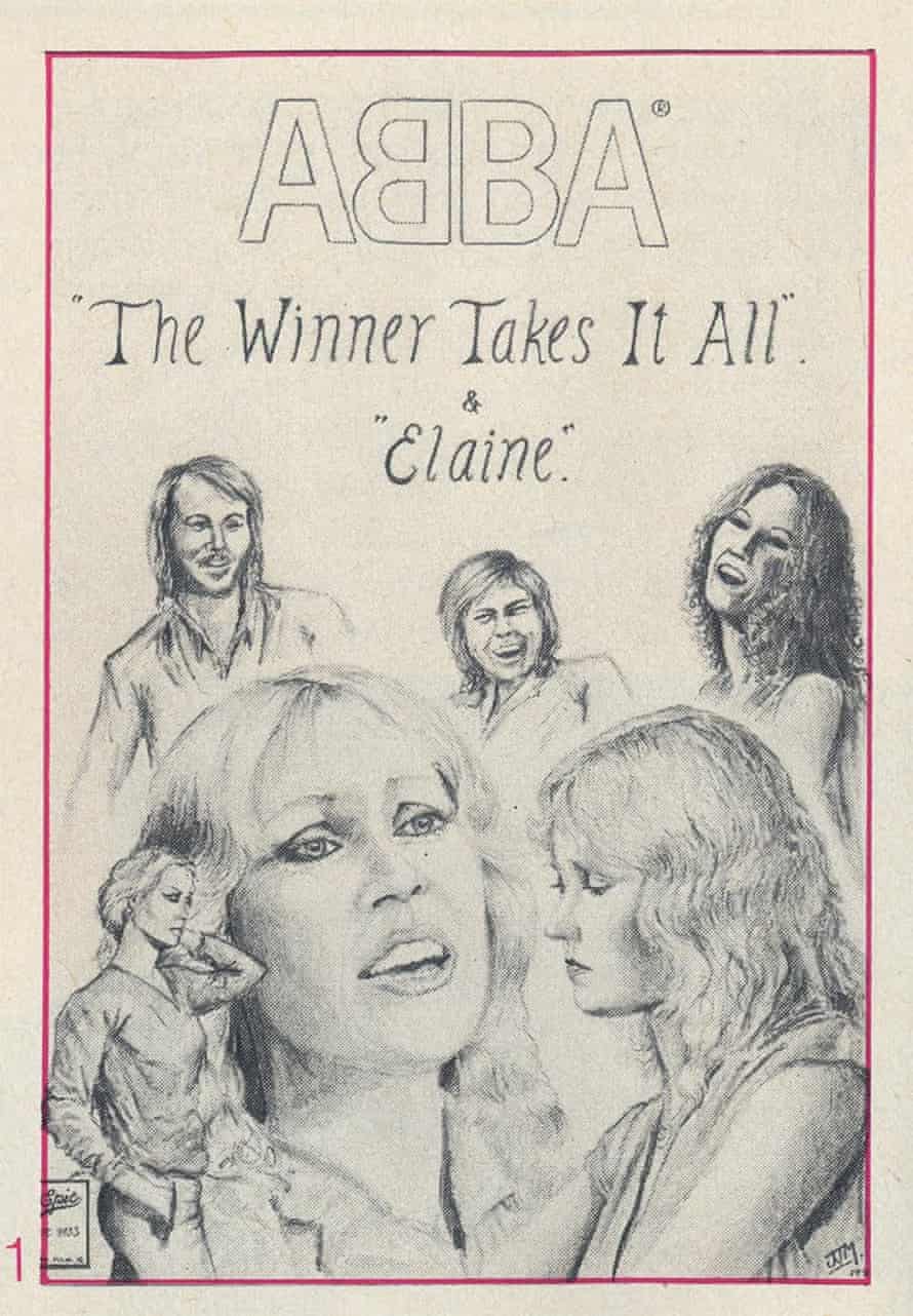 James Mayhew’s first published illustration in the Abba magazine.