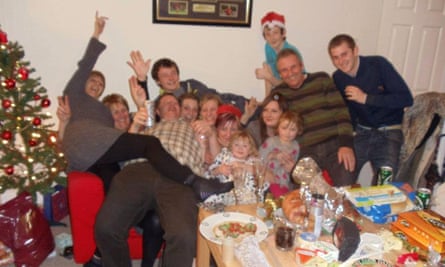 Dawn Sturgess (sixth from left) with her family at Christmas in 2011.