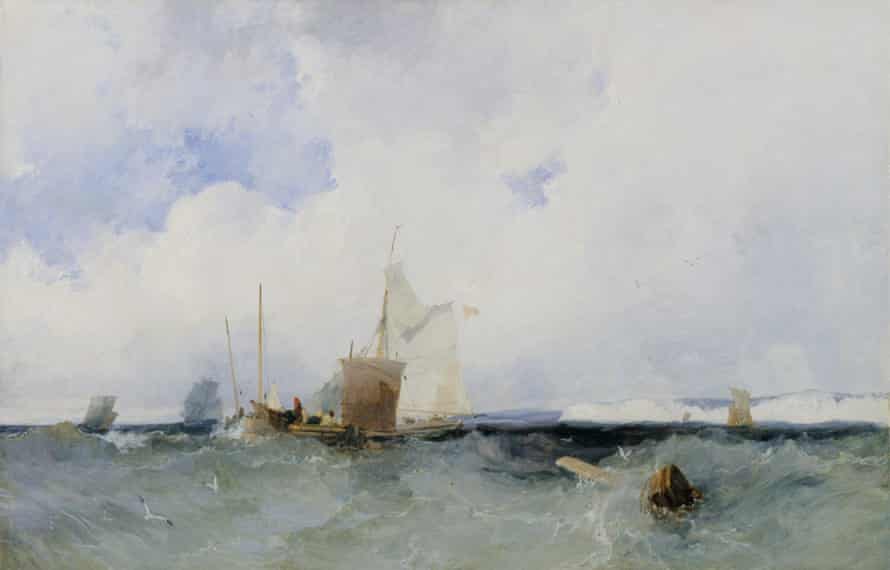 Richard Parkes Bonington (1802-1828) A seascape, probably 1824