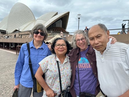Rathana Chea’s mother Charanay Chea and father Siri Chea reunite with Sandra Evenson and Patty Seflow in Sydney