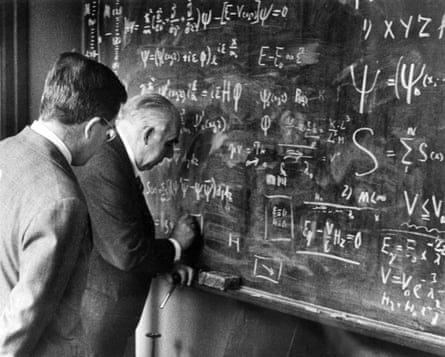 Unintended consequences … Niels Bohr, right.