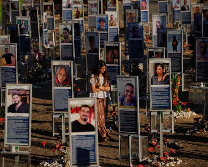 Commemorations for victims of the 7 October Hamas attacks – in pictures