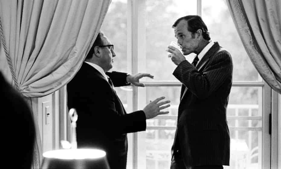 Henry Kissinger with George Bush at the White House in 1974