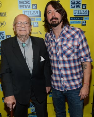 Neve with Dave Grohl at SXSW in 2013.