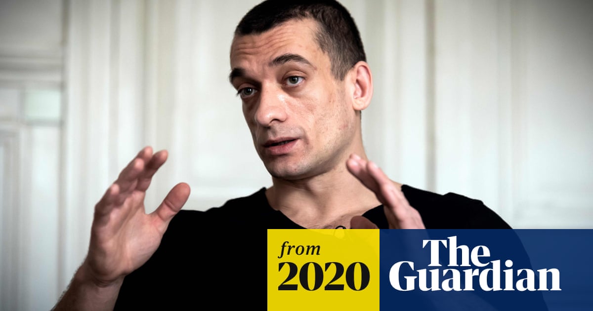 Russian artist and girlfriend held over release of Paris politician's sex video