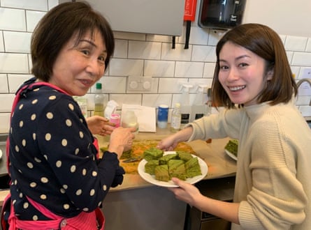 Two women prepare food at ETNA