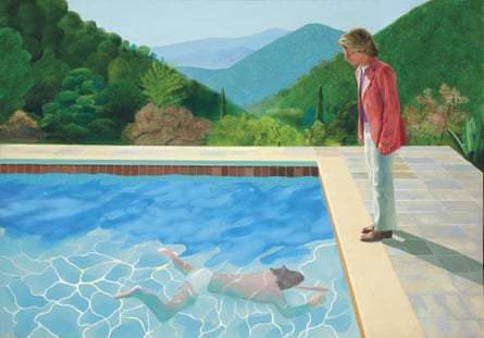 Portrait of an Artist (Pool with Two Figures), 1972, by David Hockney.