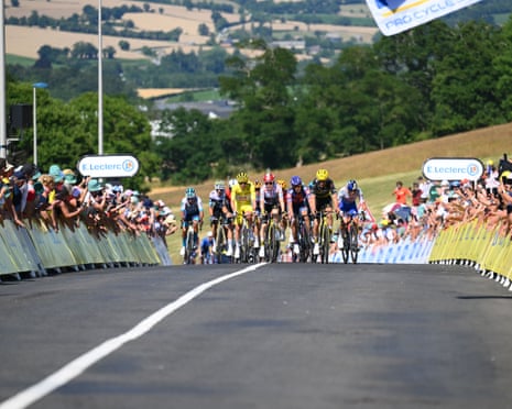 Riders in the Tour de France