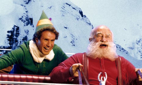 Plenty of Yuletide spirit … Will Ferrell and Ed Asner in Elf.