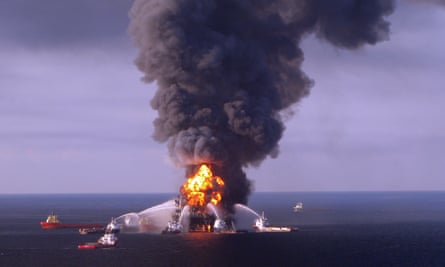 The Deepwater Horizon disaster in 2010.