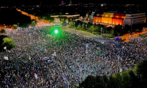Thousands protested for a second day straight in Bucharest