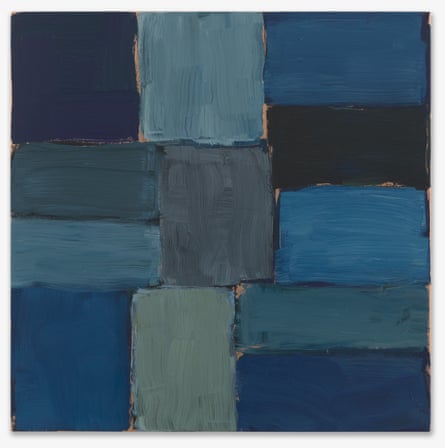 Blue, 2024, by Sean Scully.