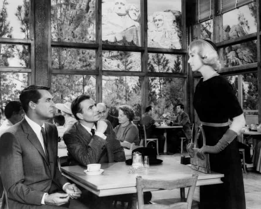 James Mason, centre, as baddie Phillip Vandamm with Eva Marie Saint and Cary Grant in North by Northwest (1959).