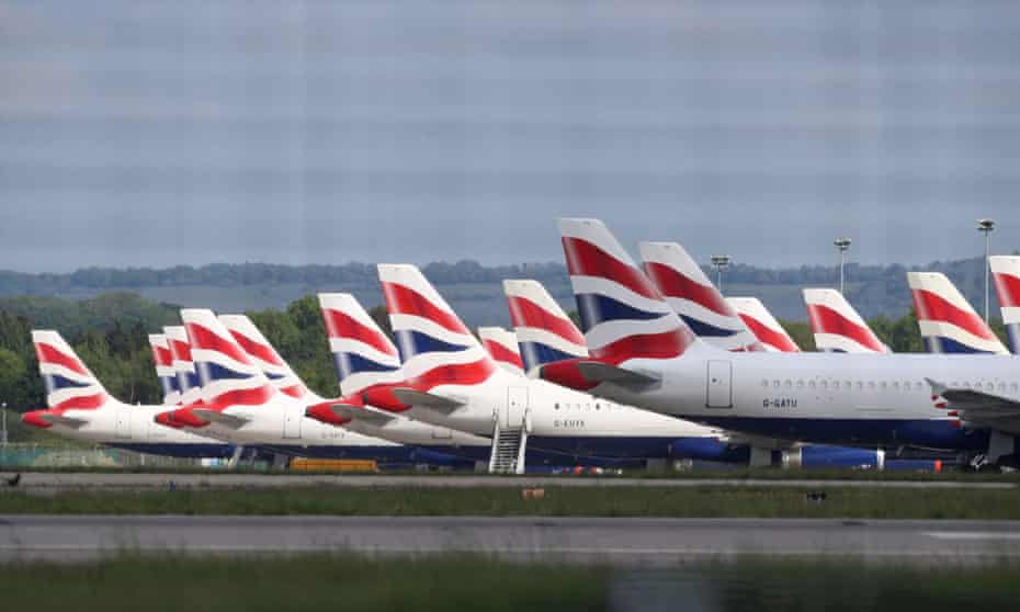 British Airways is among the 53 companies revealed as beneficiaries from the Bank of England’s Covid Corporate Financing Facility.