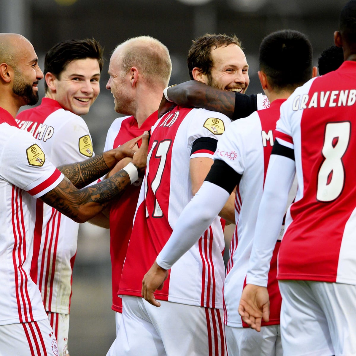 Ajax Set New Eredivisie Scoring Record With 13 0 Trouncing Of Hapless Venlo Ajax The Guardian