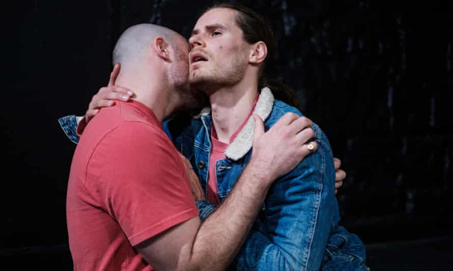 Stephen Madsen and Charles Purcell rehearse their scene