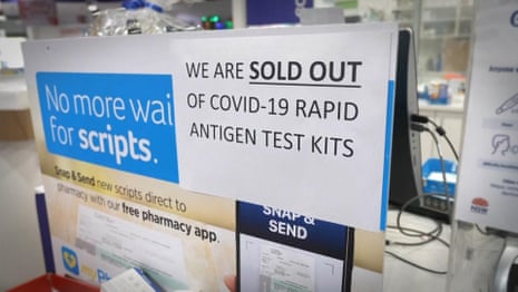 Morrison government resists calls to make rapid antigen tests free for everyone – video