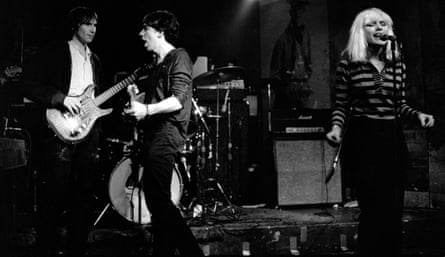 Blondie performing at the club.