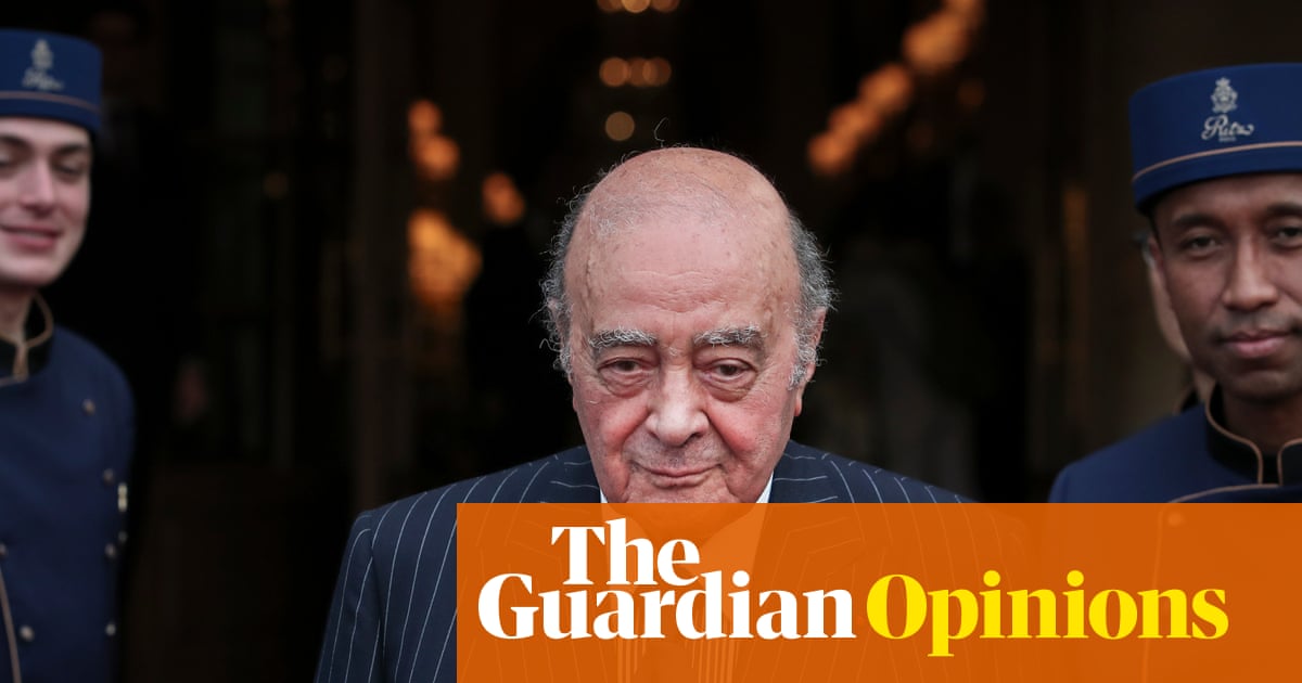 Three years after his death, the Met goes after Mohamed Al Fayed. As for his enablers – well, you can’t rush things, can you? | Marina Hyde