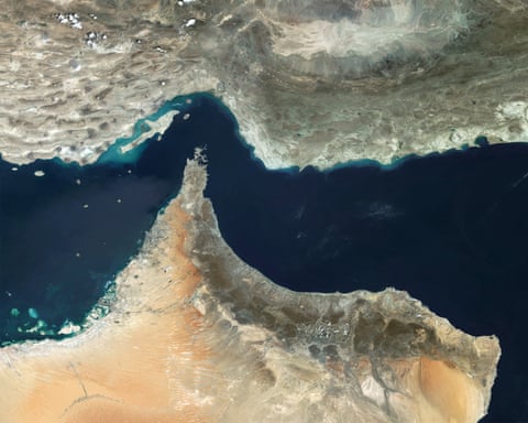 Satellite Imagery Of The Strait Of Hormuz